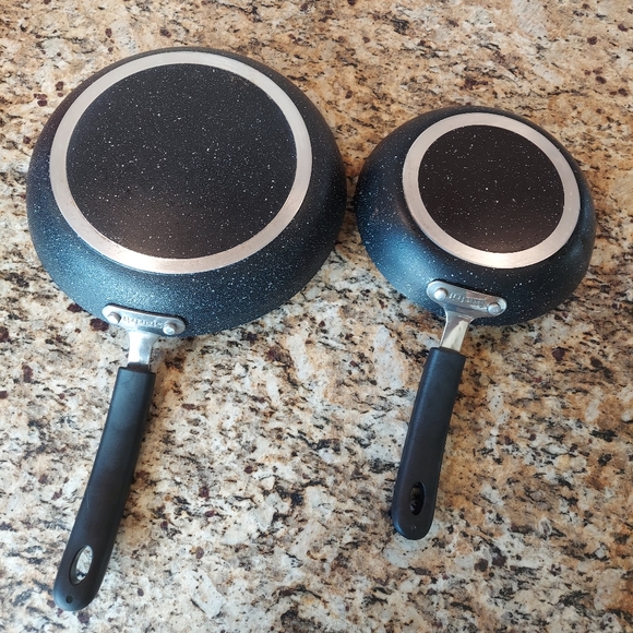 2 Starfrit The Rock frying pans, GUC - Picture 2 of 4